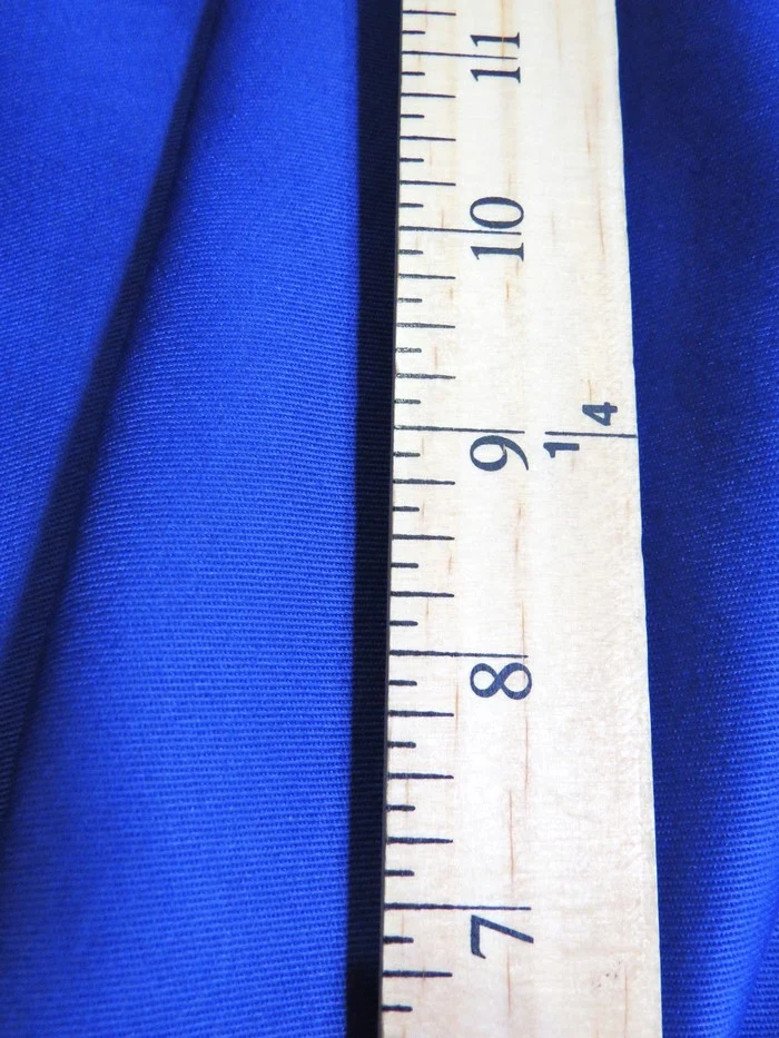 Solid Reversible Formal Poly Cotton Twill Fabric / Charcoal / Sold By The Yard - Image 6