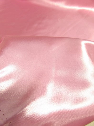 Solid Shiny Bridal Satin Fabric / Green / Sold By The Yard - Image 2