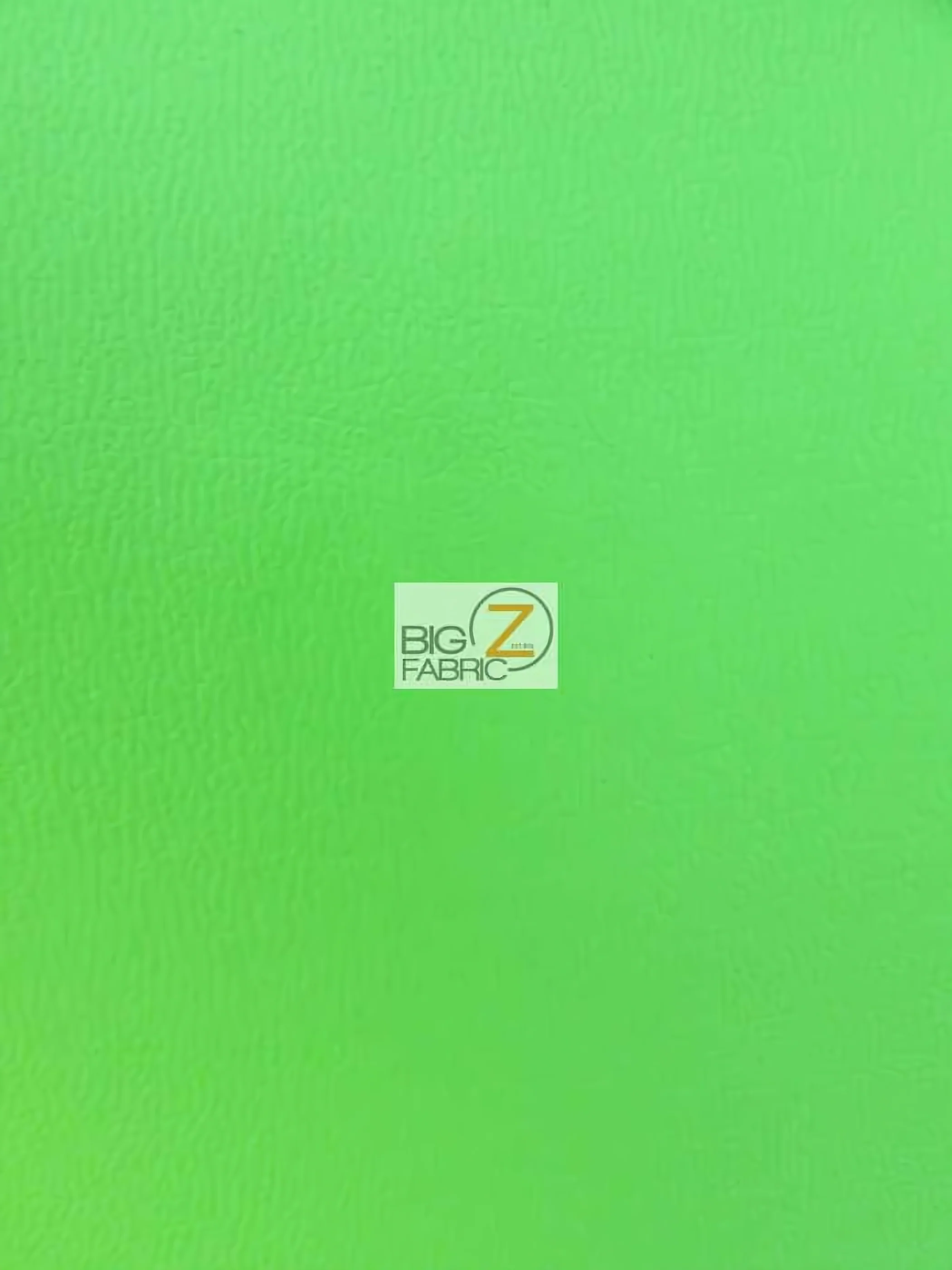 Solid Soft Faux Fake Leather Vinyl Fabric / Lime / By The Roll - 30 Yards