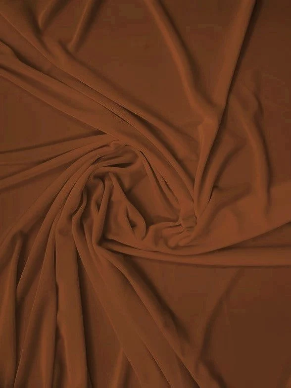 Stretch Velvet Velour Spandex 360 Grams Costume Fabric / Caramel / Sold By The Yard