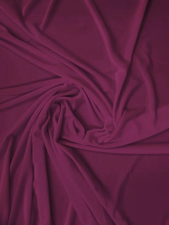 Stretch Velvet Velour Spandex 360 Grams Costume Fabric / Magenta / Sold By The Yard