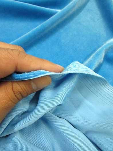 Stretch Velvet Velour Spandex 360 Grams Costume Fabric / Red / Sold By The Yard - Image 4