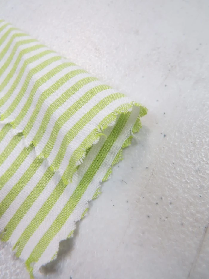 Striped 1/8th" Seersucker Cotton Fabric - Image 2