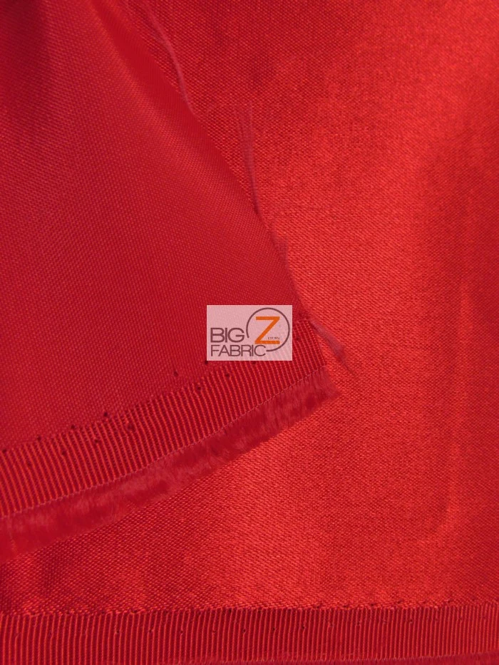 Super Heavy Solid Japanese Satin Fabric / Red / Sold By The Yard - Image 4