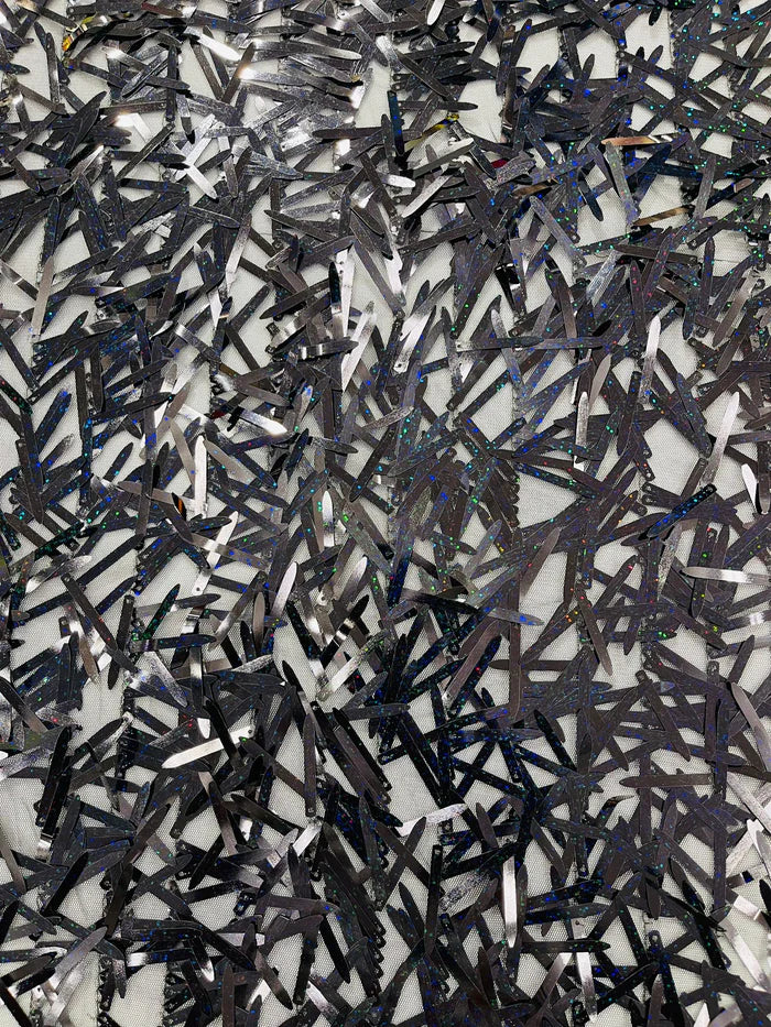 Sword Sequin Mesh Fabric (By The Yard) - Image 2