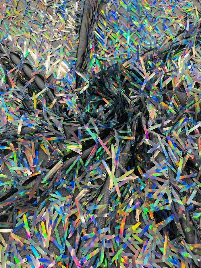 Sword Sequin Mesh Fabric (By The Yard) - Image 27