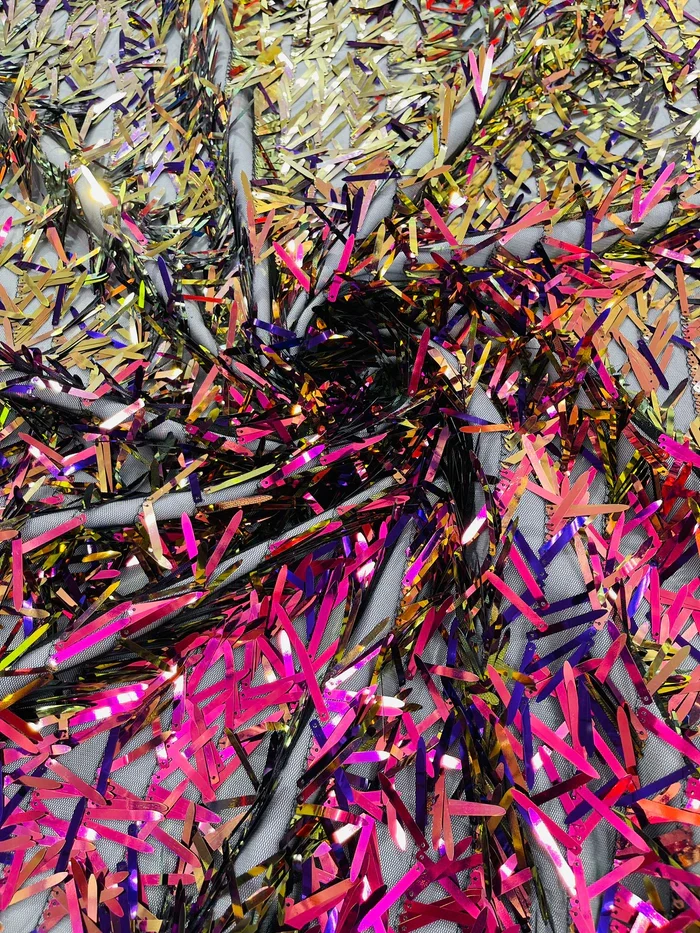 Sword Sequin Mesh Fabric (By The Yard) - Image 35