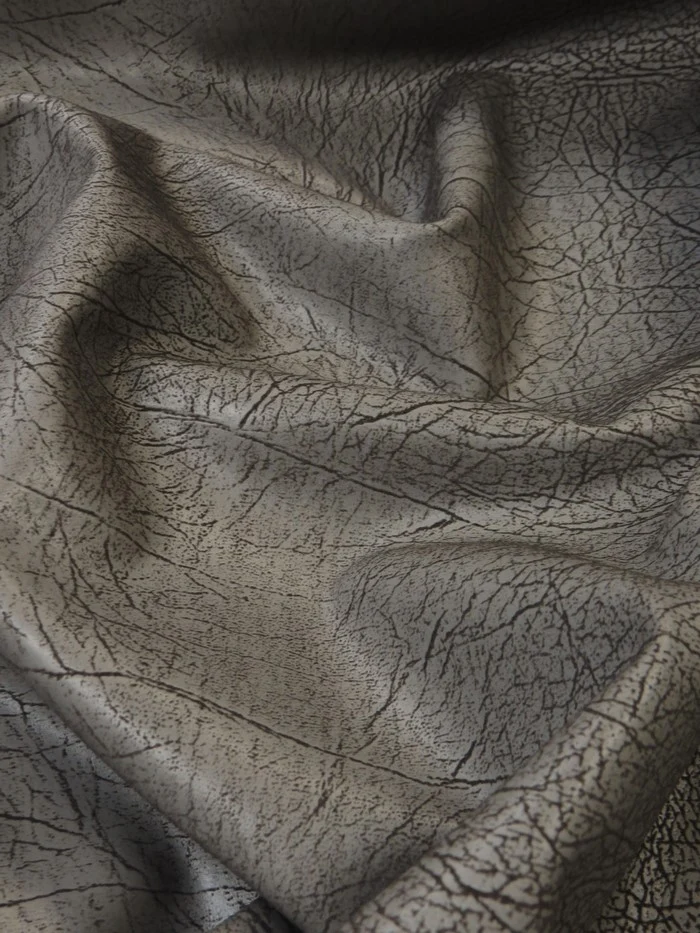 Timber Gray Distressed Velvet Flocking Vinyl /  30 Yard Roll - Image 2