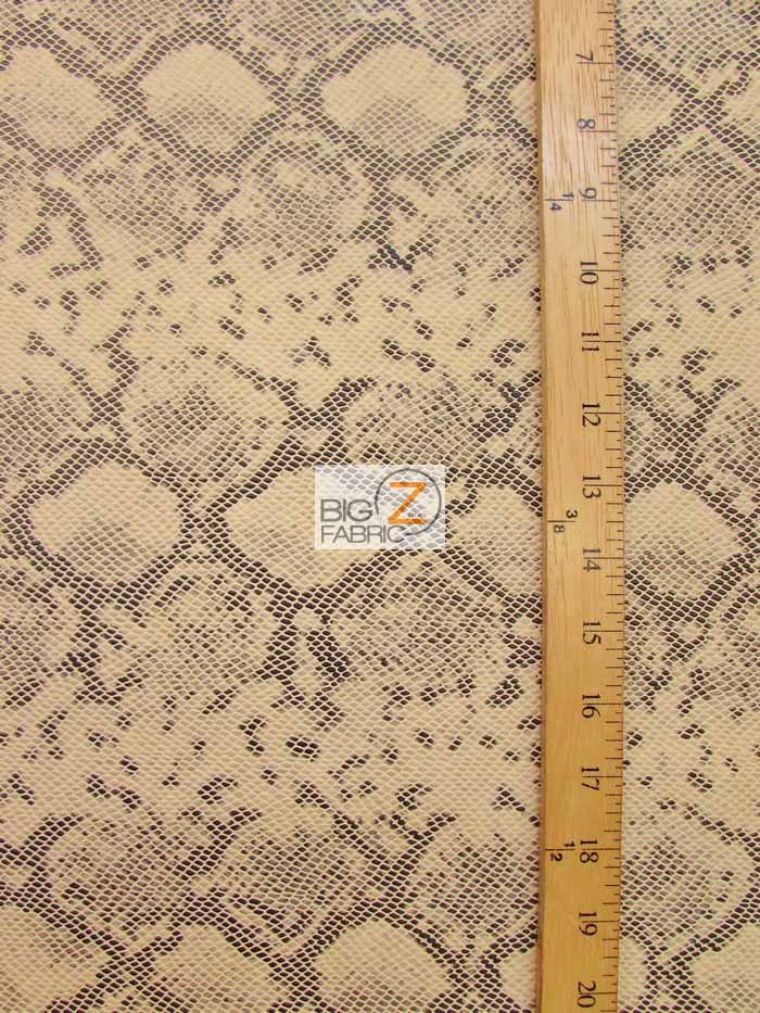 Tropic Sopythana Python Snake Vinyl Fabric / Candy Fuchsia / By The Roll - 30 Yards - Image 2