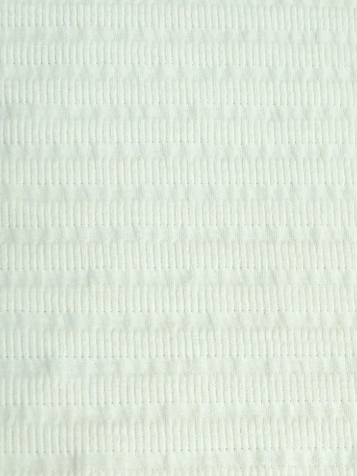 Tucker Rib Apparel Sweater Spandex Fabric  / Apricot / Sold By The Yard Closeout!!! - Image 2