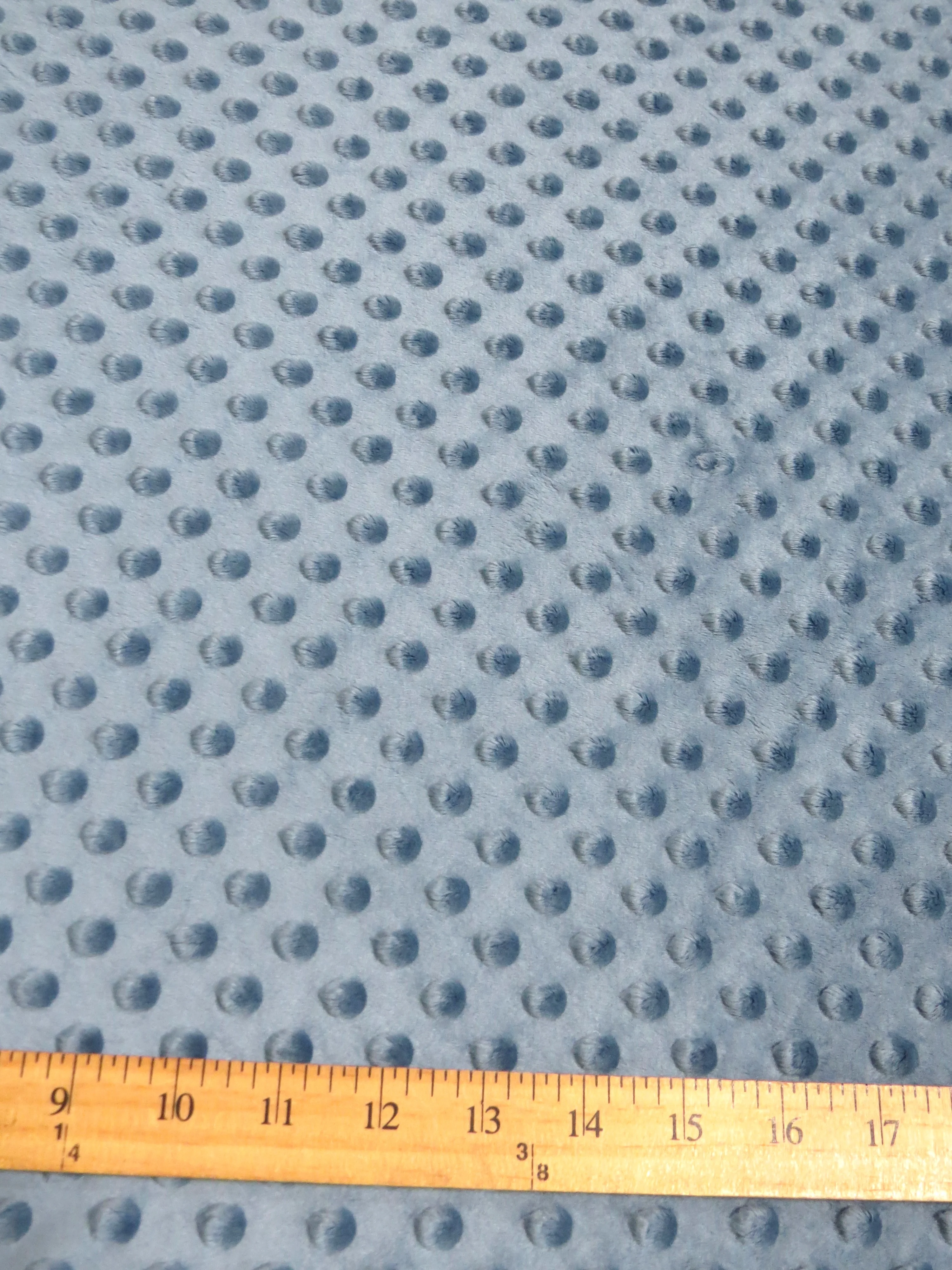 Faded Pink Minky Dimple Dot Baby Soft Fabric / Sold By The Yard (Closeout!!!) - Image 3