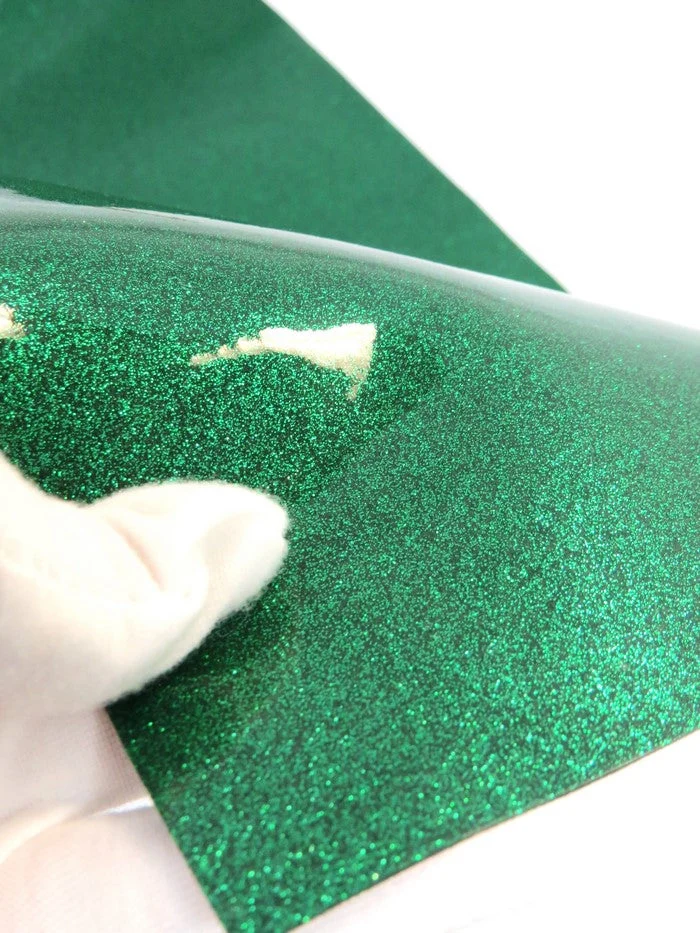 Ultra Sparkle Glitter Upholstery Vinyl Fabric DuroLast&reg; / PINK / Sold by The Yard (Second Quality Goods)) - Image 2