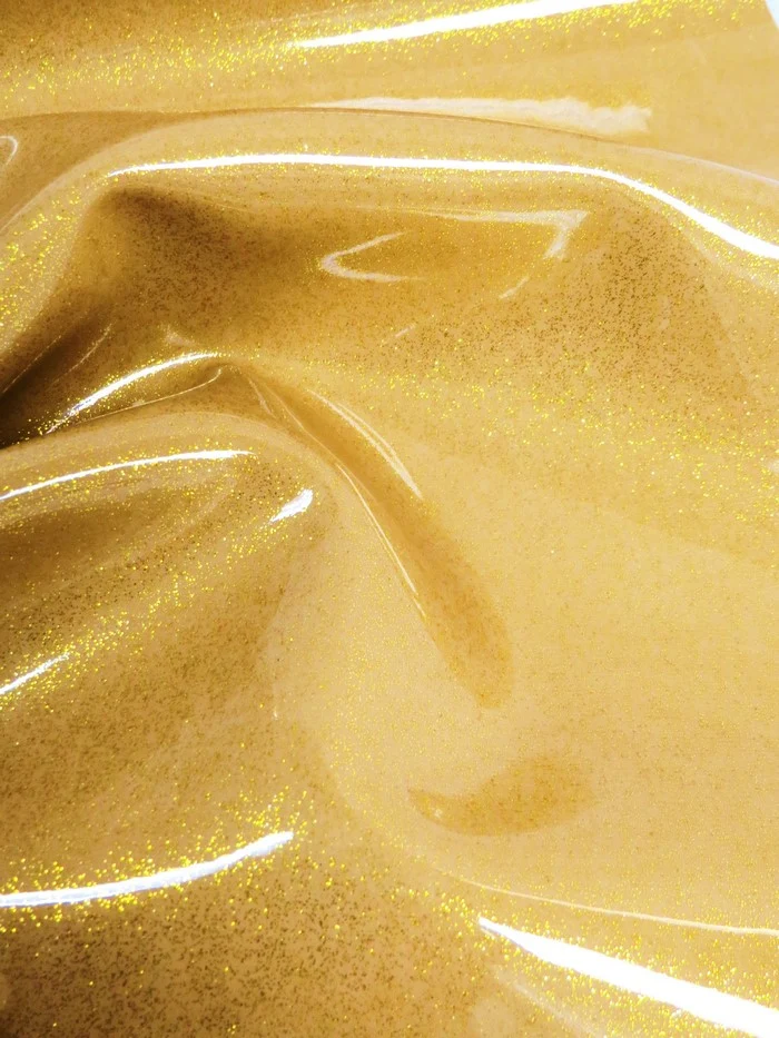 Ultra Sparkle Glitter Upholstery Vinyl Fabric / GOLD / By The Roll - 40 Yards - Image 2