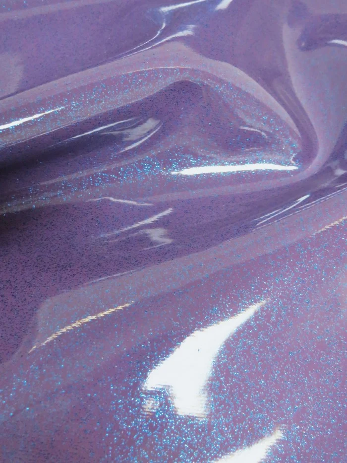 Ultra Sparkle Glitter Upholstery Vinyl Fabric / PURPLE / By The Roll - 40 Yards - Image 2