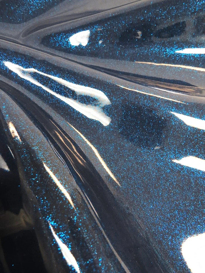 Ultra Sparkle Glitter Upholstery Vinyl Fabric / ROYAL BLUE / Sold by The Yard - Image 2