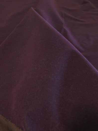 Upholstery Grade Solid Flocking Velvet Fabric / Burgundy / 40 Yards Roll - Image 2