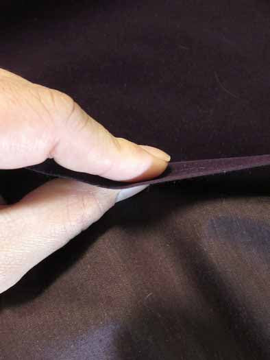 Upholstery Grade Solid Flocking Velvet Fabric / Red / 40 Yards Roll - Image 3