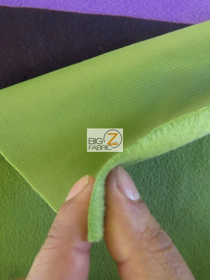 Lime Velboa Solid Short Pile Fabric / Sold By The Yard - Image 4