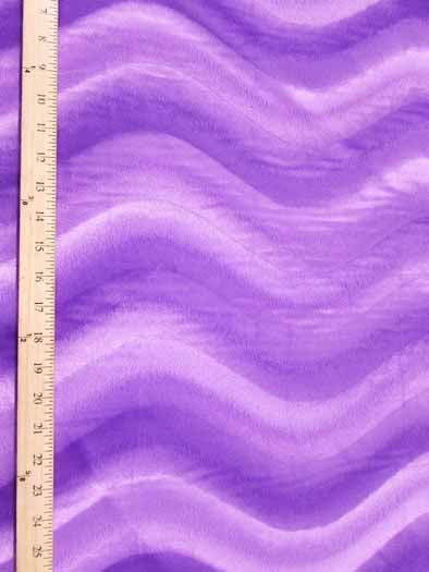 Camel Velboa Solid Wavy Short Pile Fabric / Sold By The Yard - Image 2