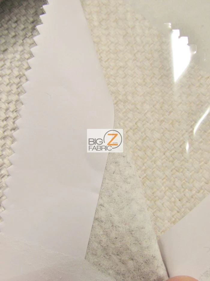 Vintage Lattice Textured Upholstery Fabric / Desert / Sold By The Yard - Image 4