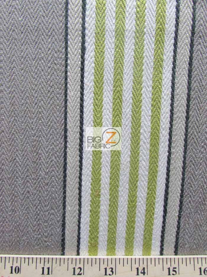 Viscose Pennington Stripe Upholstery Fabric / Citrus / Sold By The Yard - Image 2
