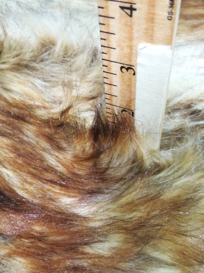 Red Fox Animal Short Pile Coat Costume Faux Fur Fabric / Sold By The Yard (Second Quality Goods) - Image 4